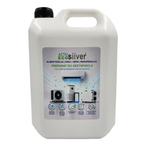 Activsilver ECOsilver KLIMATYZACJA HVAC HEPA REKUPERACJA kanister 5L