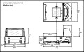 Wymiary skanera Datalogic 8400 (wersja średnia)