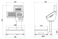 Waga etykietująca CAS CL5500 D wymiary