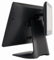 Ciemnoszary terminal CASPOS z dodatkowym monitorem 9,7" dla klienta